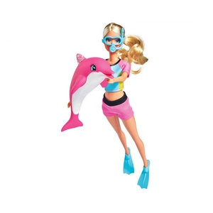 PicWic Toys Steffi Love - Poupée blonde, plongeuse et son dauphin - 29 cm pas cher