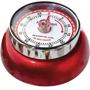 Zassenhaus Timer Speed Rouge métallique, Minuteur, Rouge pas cher