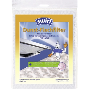 Swirl - Filtres hotte avec indicateur (2pcs) - 47cx57cm - 5896035 pas cher