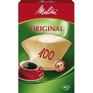 Melitta 126033 filtres de papier 100/40, Couleur : Marron naturel pas cher
