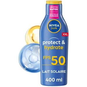 Nivea Sun Protect & Hydrate Zonnemelk Snel Absorberend SPF50+ 400 ml