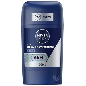NIVEA, Déodorant, Derma Dry Control Stick Male (Stick, 50 ml)