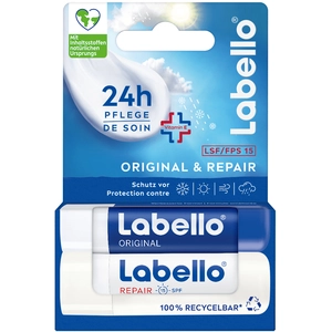 LABELLO, Soin pour les lèvres, Original & Repair Lip - All-Weather Set (Stick de soin des lèvres) pas cher
