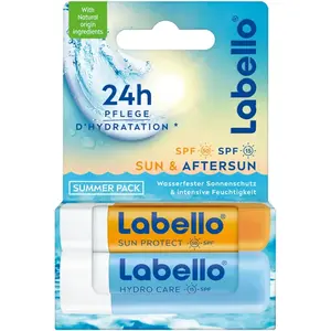 LABELLO SUMMER PACK SUN&HYDROCARE 2X4,8G pas cher