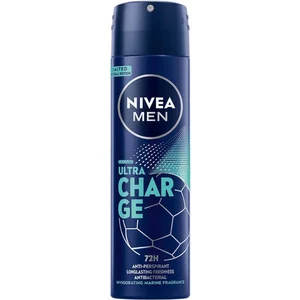 NIVEA DEODORANT SPRAY ULTRA CHARGE MEN ED LIMITEE FOOT 150ML pas cher