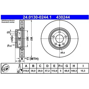 Ate Remschijf 24013002441 ATE