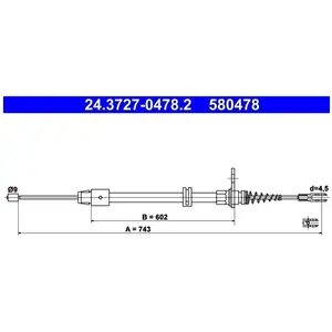 ATE Handremkabel pas cher