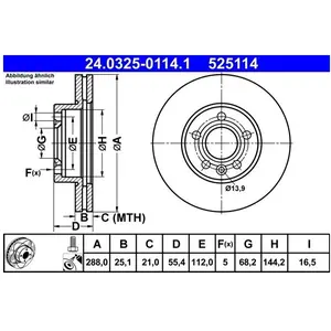 ATE Powerdisc Remschijf pas cher