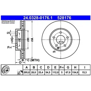 ATE Powerdisc Remschijf pas cher