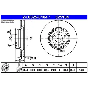 ATE Powerdisc Remschijf pas cher