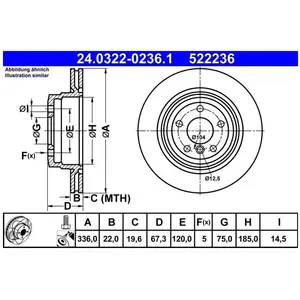 ATE Powerdisc Remschijf pas cher