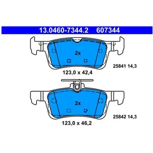 Remblokkenset schijfrem 13046073442 ATE pas cher