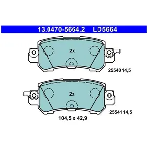 Comparateur de prix : Remblokkenset schijfrem ATE Ceramic 13047056642 ATE