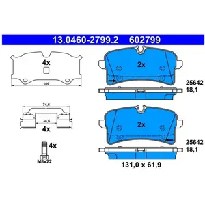Comparateur de prix : Ate Remblokset 13046027992 ATE