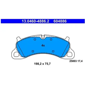 Comparateur de prix : ATE Remblokkenset schijfrem