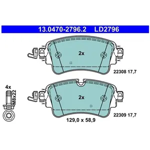 ATE Keramische remblokken set pas cher