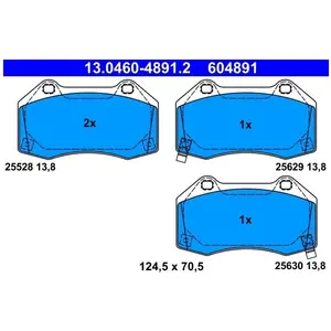 Comparateur de prix : ATE Remblokkenset schijfrem