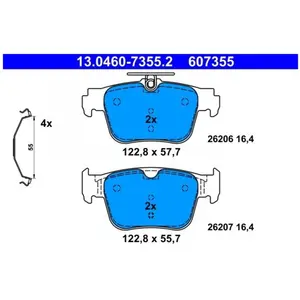 Comparateur de prix : Remblokkenset schijfrem 13046073552 ATE