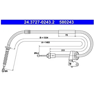ATE Handremkabel pas cher