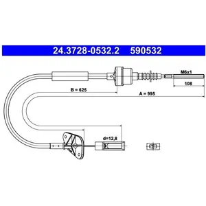 ATE Koppelingkabel pas cher