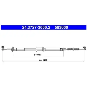 ATE Handremkabel pas cher