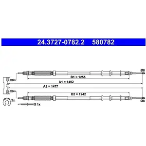 Handremkabel 24372707822 ATE pas cher