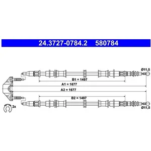 Comparateur de prix : Handremkabel 24372707842 ATE