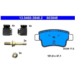 Remblokken set 13046038482 ATE pas cher