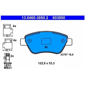 ATE Remblokken set pas cher