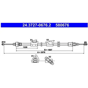 ATE Handremkabel pas cher