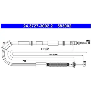 ATE Handremkabel pas cher