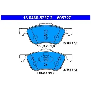 Remblokken set 13046057272 ATE pas cher