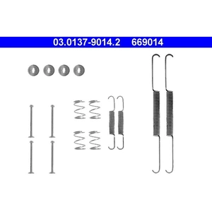 ATE Kit d'accessoires pour mâchoire de frein à tambour pour VAUXHALL: Cavalier, Carlton & OPEL: Rekord, Manta, Commodore, Ascona (Ref: 03.0137-9014.2)