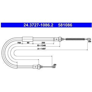 ATE Handremkabel pas cher