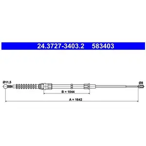 ATE Handremkabel pas cher