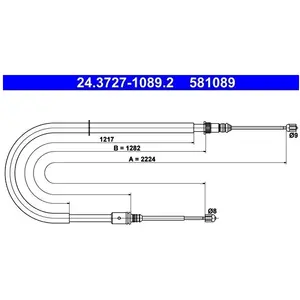 ATE Handremkabel pas cher