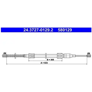 ATE Handremkabel pas cher