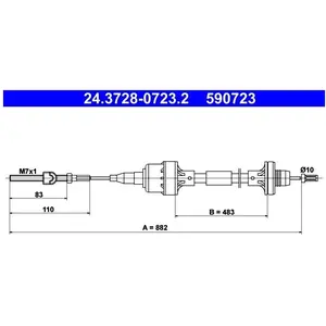 ATE Koppelingkabel pas cher