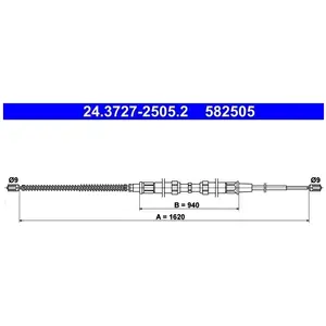 ATE Handremkabel pas cher