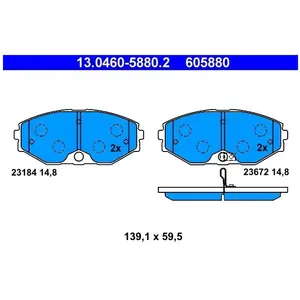 ATE Remblokken set pas cher