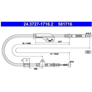 Comparateur de prix : Handremkabel 24372717162 ATE