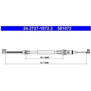 ATE Handremkabel pas cher