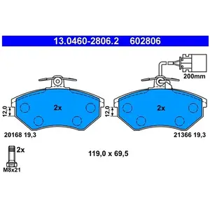 ATE Remblokken set pas cher