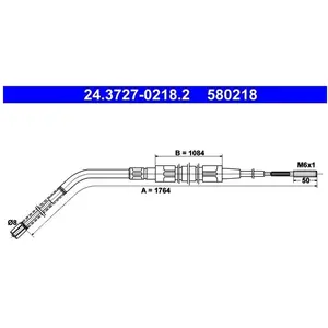 Handremkabel 24372702182 ATE pas cher