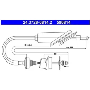 Comparateur de prix : Koppelingkabel 24372808142 ATE