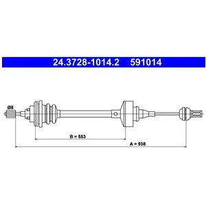 Comparateur de prix : Koppelingkabel 24372810142 ATE