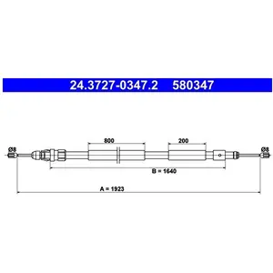 ATE Handremkabel pas cher