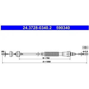 ATE Koppelingkabel pas cher