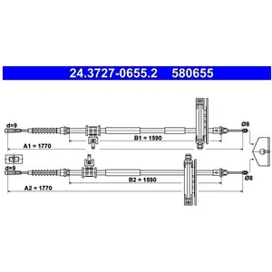 Comparateur de prix : ATE Handremkabel