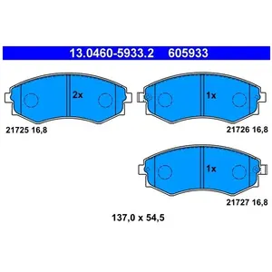 ATE Remblokken set pas cher